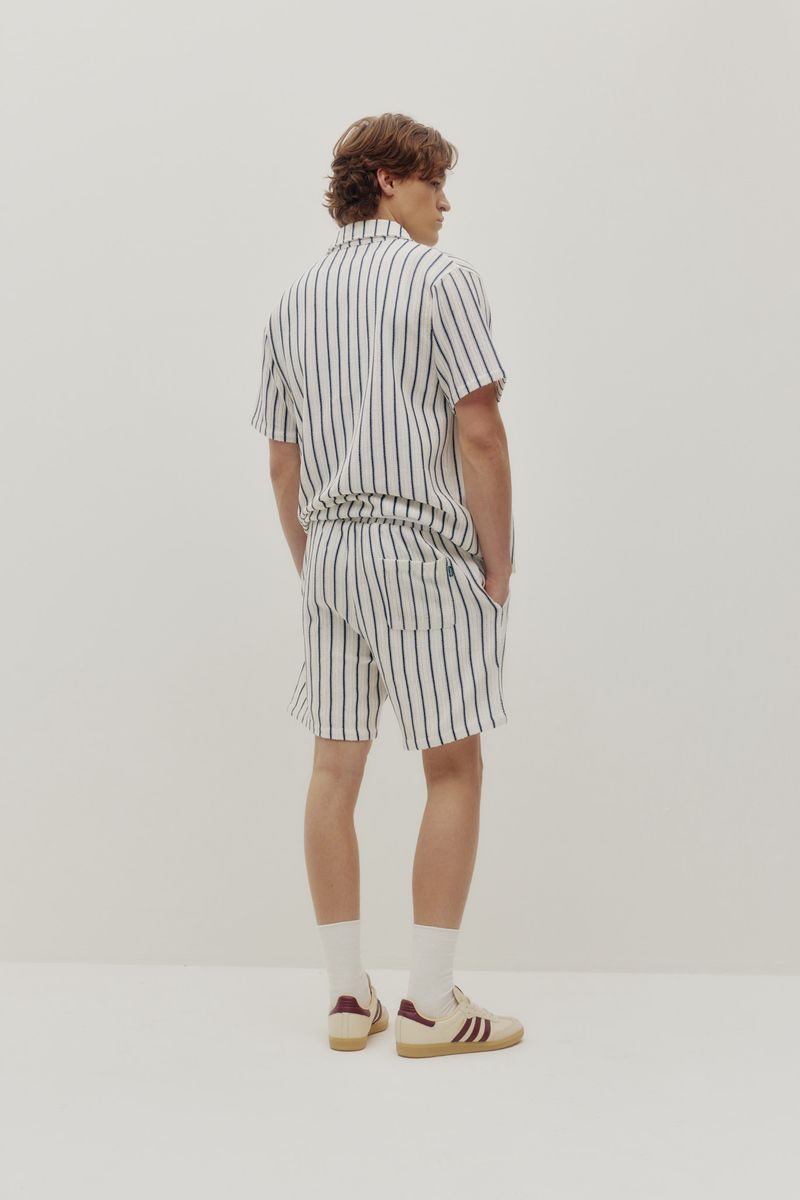 Kuwalla Crochet Stripe Shirt