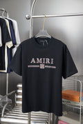 AMIRI Multicolor Collegiate Logo Short‑Sleeve T‑Shirt