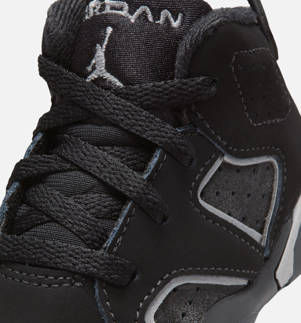 Air Jordan 6 Cap & Gown Infant/Toddler – Black/Reflective Silver/Black