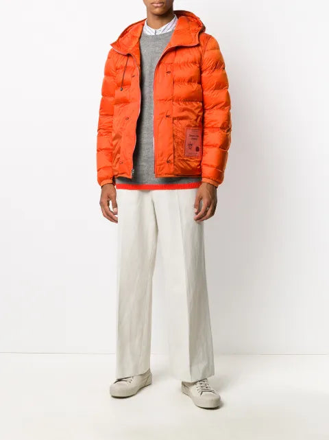 Ten C zipped padded jacket