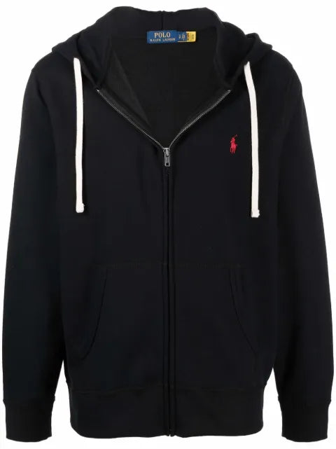 Polo Ralph Lauren RL logo-embroidered zip-up hoodie