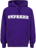 Supreme lace logo hoodie