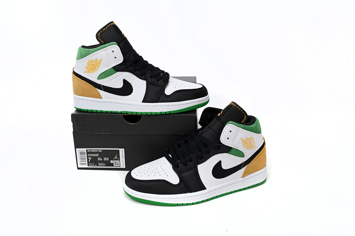 Air Jordan 1 Mid Oakland Reps Sneaker 852542-101