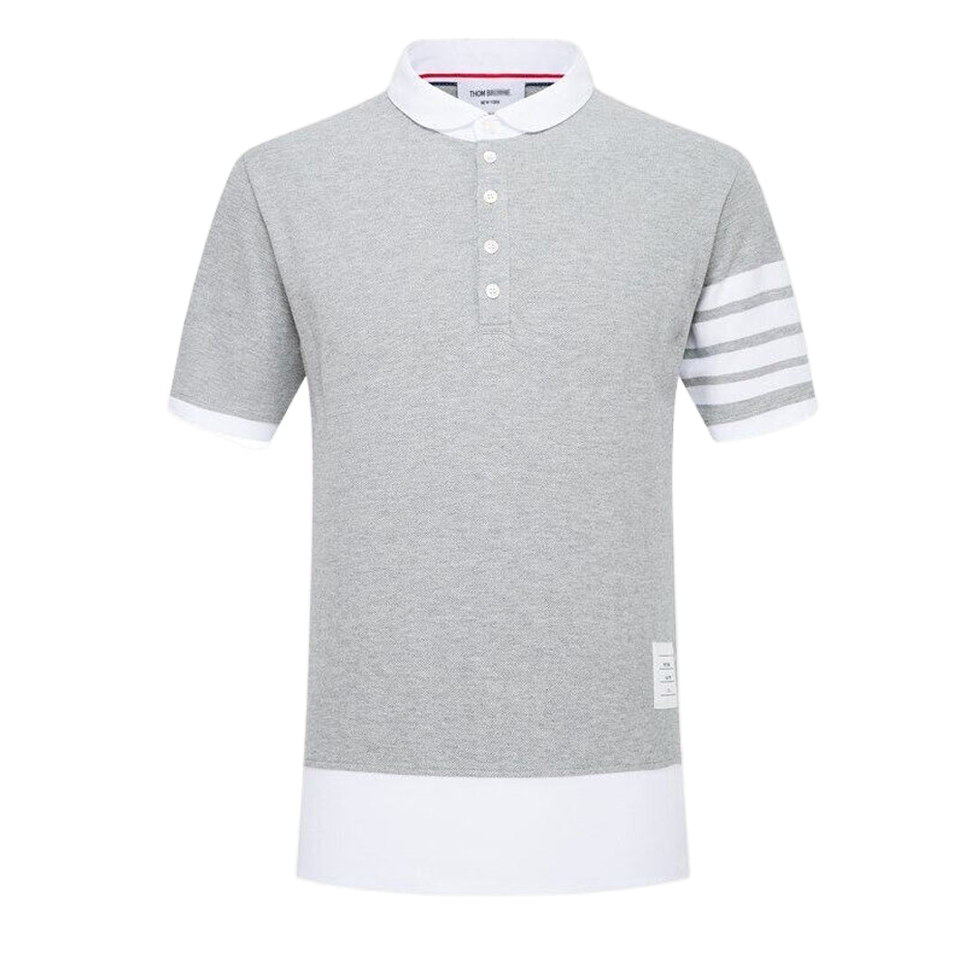 Classic Four-Bar Polo Shirt - 100% Cotton Prem | Thom Browne