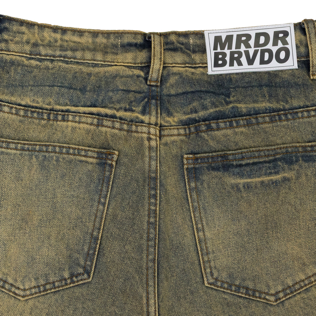 RUST GNARLY STRAIGHT-FIT JEANS