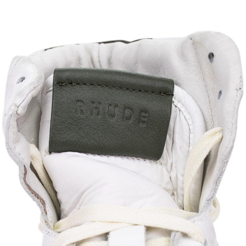 WHITE RHECESS HIGH SNEAKERS