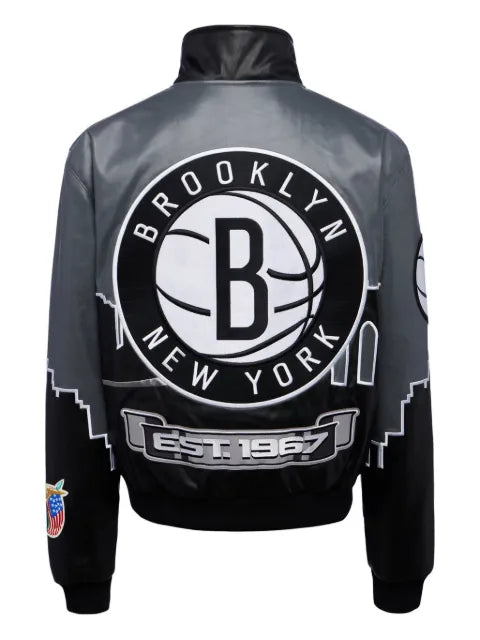Jeff Hamilton x Brooklyn Nets Skyline jacket