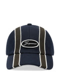 Jacquemus striped La Casquette Aero logo baseball cap