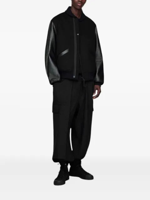 Y-3 x Yohji Yamamoto ribbed bomber jacket