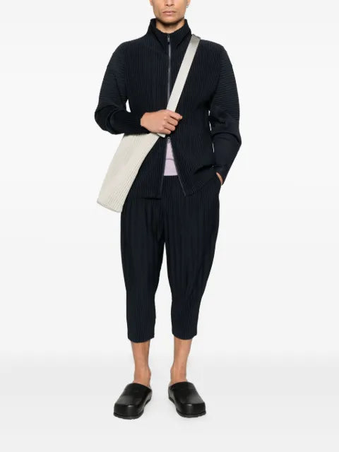 Homme Plissé Issey Miyake zip pleated jacket
