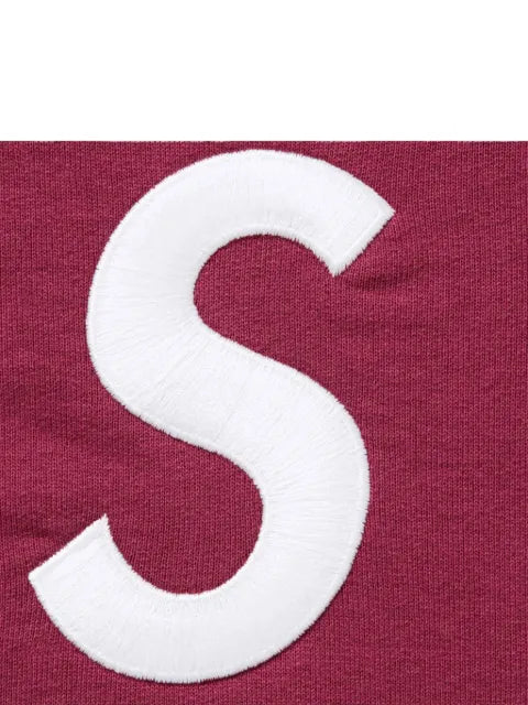 Supreme logo-print zip-up hoodie