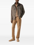 Zegna military style jacket for motorin 125cc in microfiber
