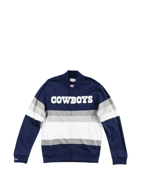 Mitchell & Ness NFL "Dallas Cowboys" stripe full zip sweater