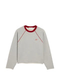 AMI Paris contrast-stitch raglan-sleeve sweatshirt