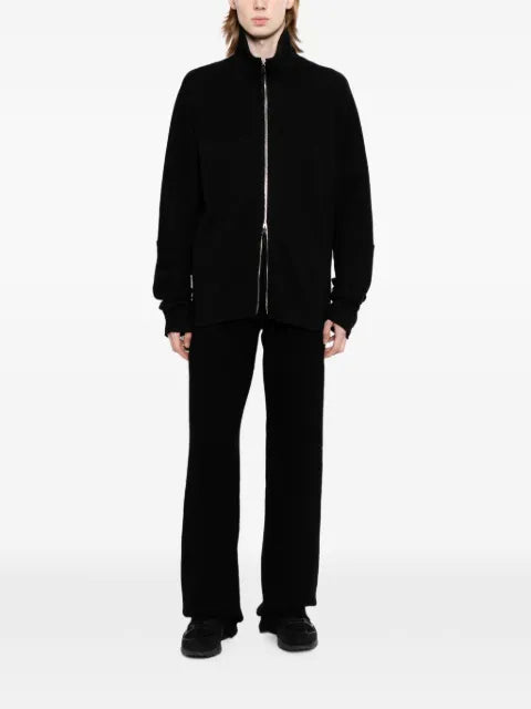 Ma+ zipped tall-collar jacket