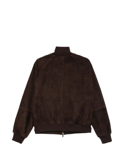 Baracuta long-sleeve leather jacket