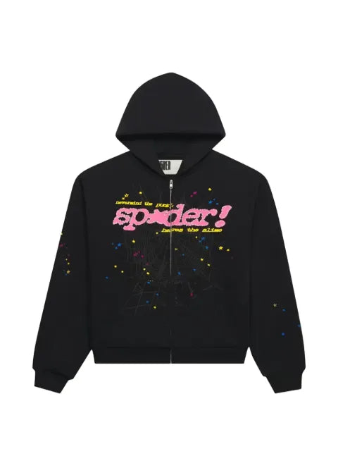SP5DER Punk V2 zip-up hoodie