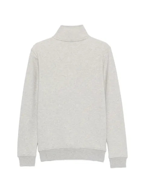 K-Way quarter-zip logo-patch sweatshirt