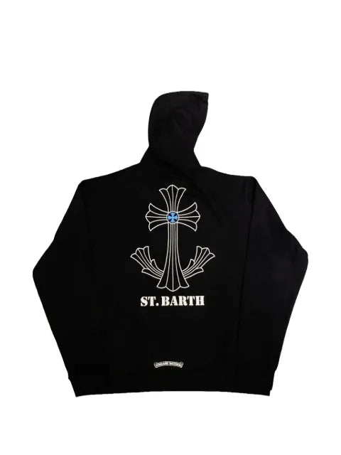 Chrome Hearts St. Barth logo-print hoodie