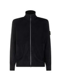 Stone Island logo-patch zip-up cardigan