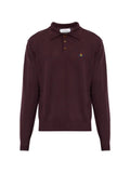 Vivienne Westwood Mark Orb-embroidered wool polo shirt