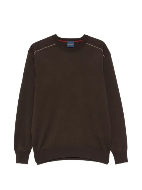 Paul & Shark contrast-panel sweater
