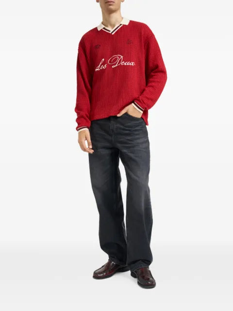 Les Deux logo-embroidered sweater