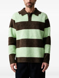 Les Deux striped raglan-sleeve sweater