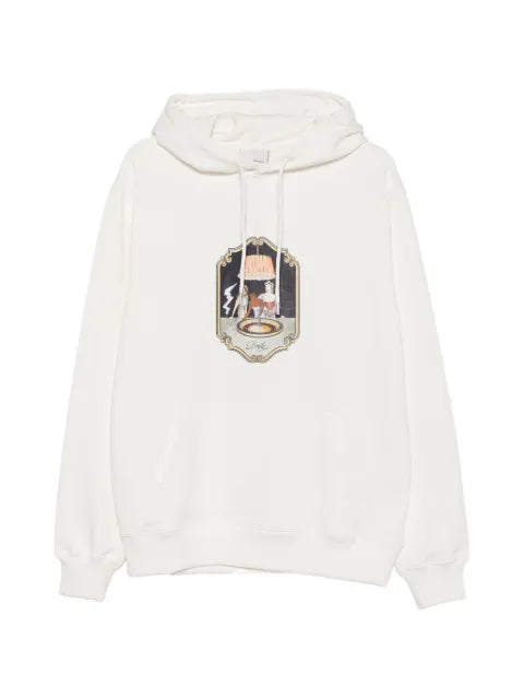 Drôle De Monsieur graphic-print drawstring hoodie