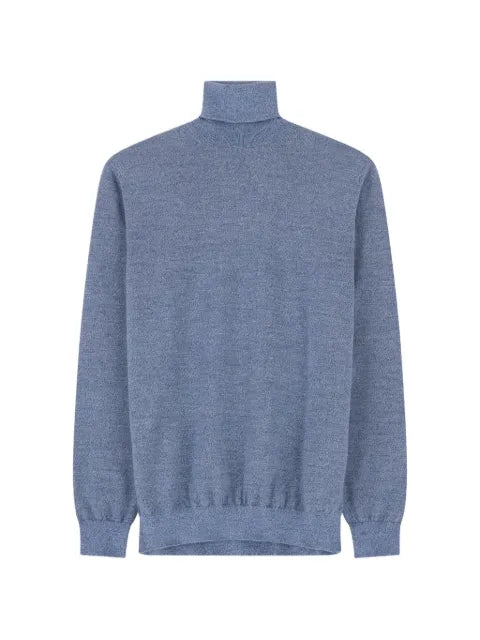 Boggi Milano turtleneck jumper in merino wool cashwool® mouliné