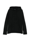 Balmain side-zip drawstring hoodie