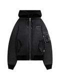 RETERNITY Métropolitain leather bomber jacket