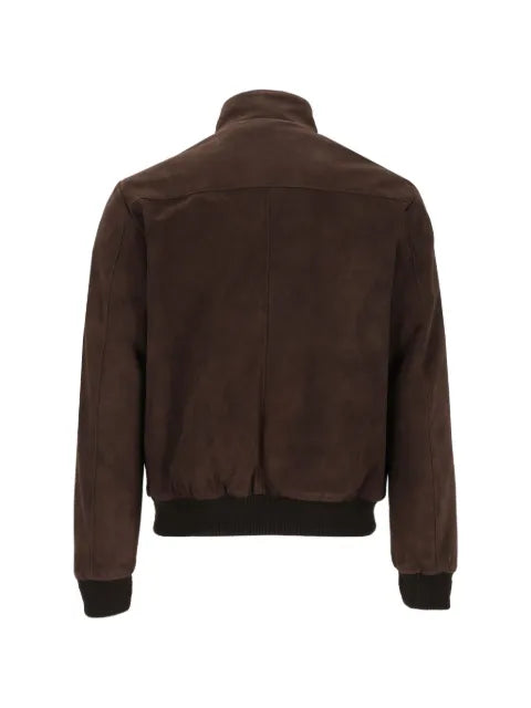 Al Duca D’Aosta 1902 zip-up suede jacket