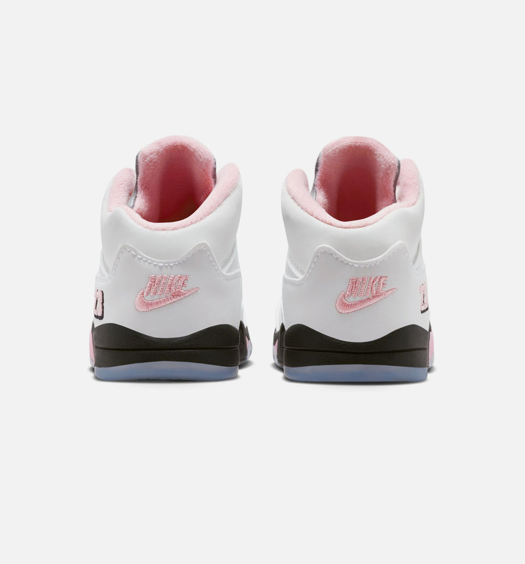 Air Jordan 5 Retro Medium Soft Pink Infant/Toddler – White/Black/Medium Soft Pink