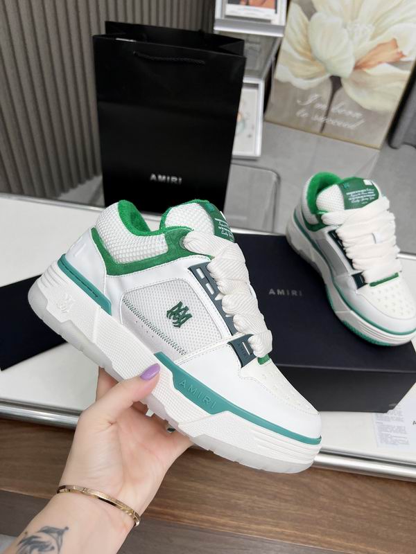 Amiri MA-1 Low Sneaker | White/Green