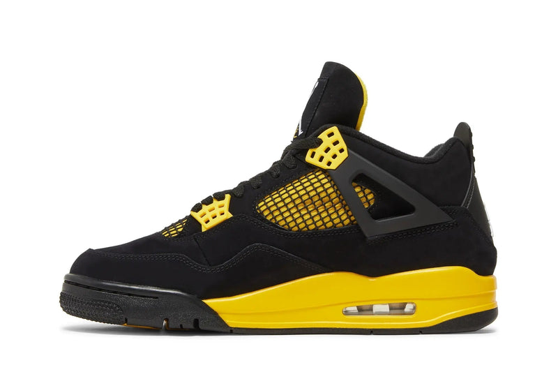 Air Jordan 4 Retro 'Thunder' 2023 – Iconic Black & Yellow Sneaker