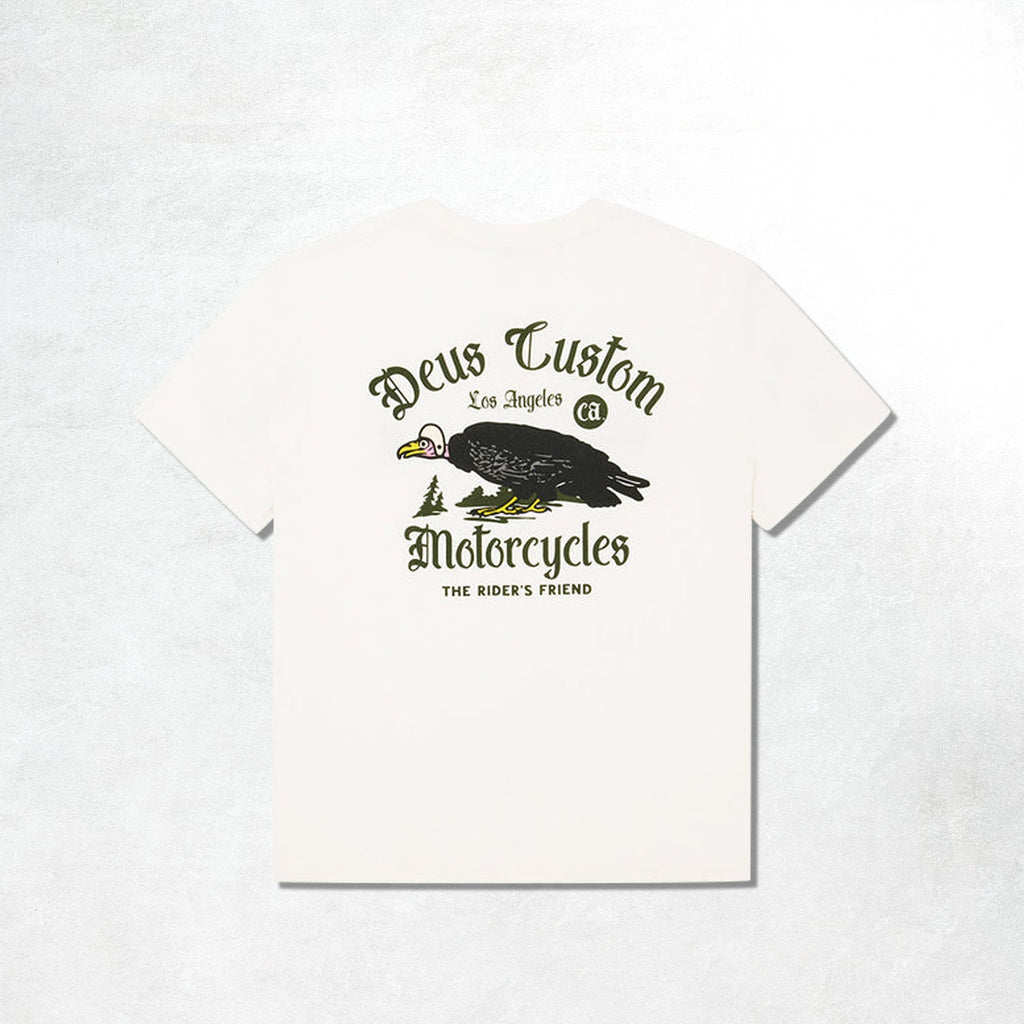 Deus Beep-Beep Tee: Dirty White