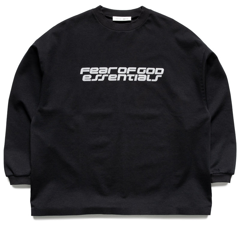 Fear Of God Essentials Ponte 90's L/S Tee - Vintage Black
