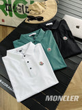 Moncler Patch Embroidered Logo Polo Shirt – 25SS Collection