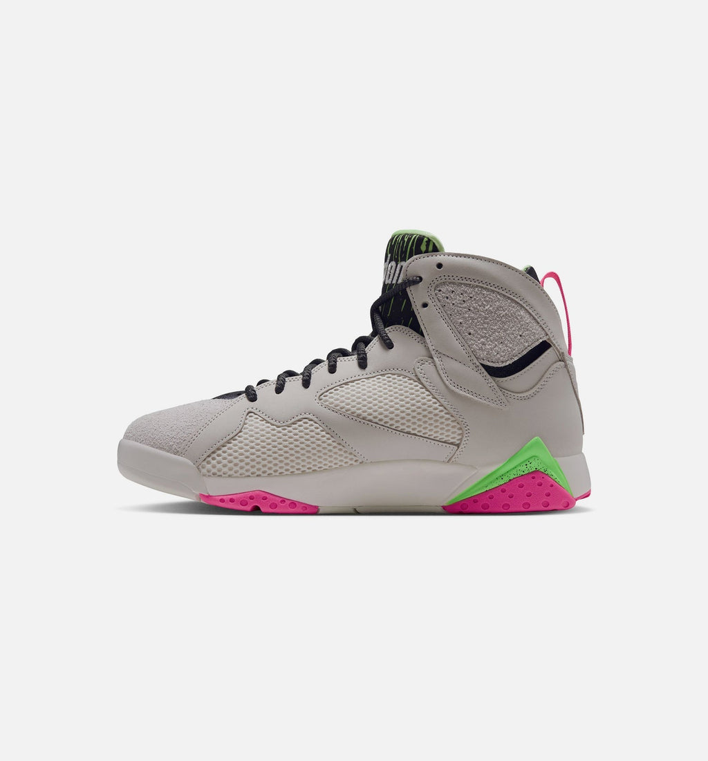 Air Jordan 7 Retro Tennis Day – Men's Lifestyle Shoe in Phantom/Lime Blast/Pink Blast/Anthracite