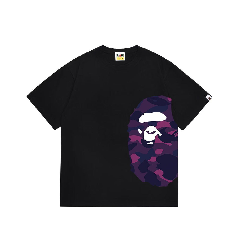 BAPE Purple Camo Side Graphic T-Shirt