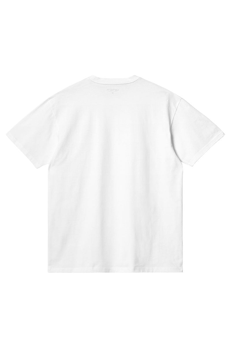 CARHARTT WIP CHASE TEE White / Gold