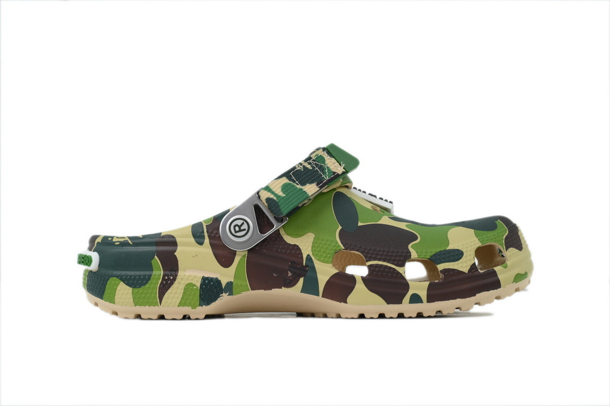 Crocs Classic Clog A Bathing Ape ABC Camo Green 209627-212