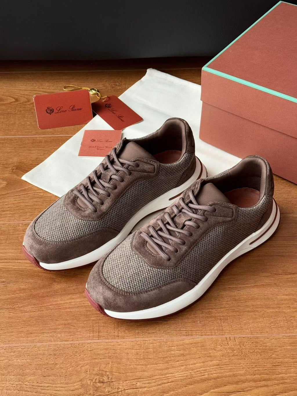 Loro Piana Week End Walk Knit Sneaker