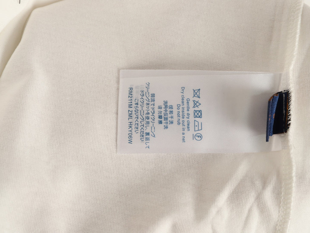 Louis Vuitton Script Lettering Graphic T-Shirt - Off-White